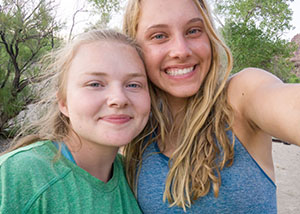 Lauren and friend